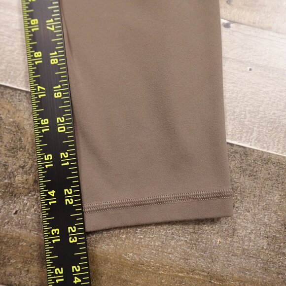 Athleta Salutation Stash Pocket II 7/8 Tights Women’s Large Taupe Brown Yoga - Picture 4 of 12
